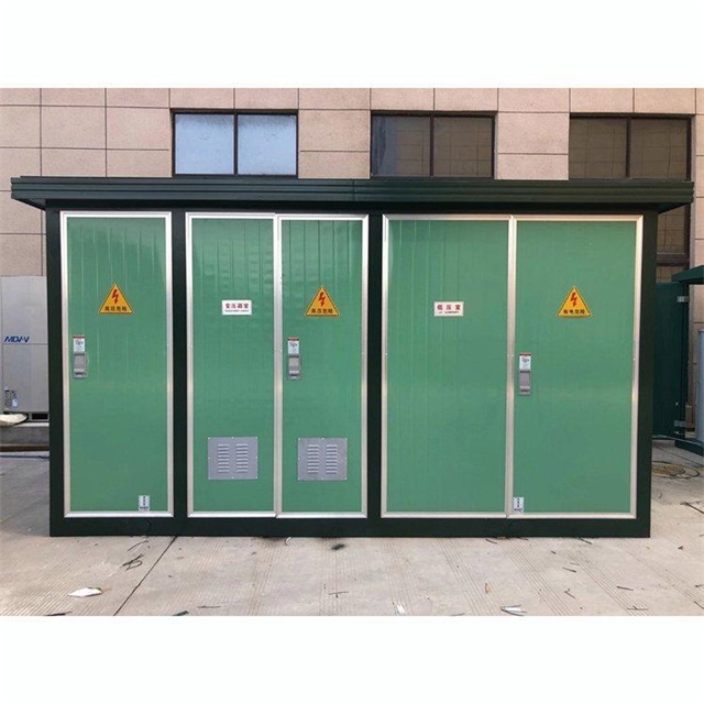 雨城1600KVA欧式箱式变压器